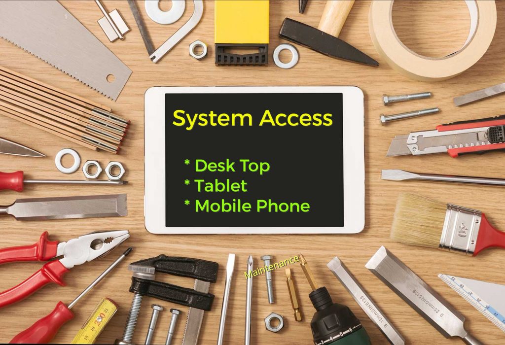 Building maintenance device access